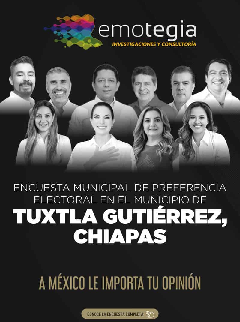 ENCUESTA MUNICIPAL DE PREFERENCIA ELECTORAL EN EL MUNICIPIO DE TUXTLA GUTIERREZ, CHIAPAS WEB
